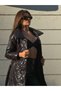 New Season Women's Belt Detailed Patent Leather Puffer Maxi Coat 24W11006 - 2