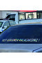 Hologram Car Lettering Sticker - Hep You'Ll Stay Behind Me