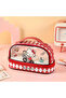 Children's Pencil Case Two Compartments Transparent with Sections Ad200397