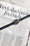 Minimal Square Black Dial Rose Gold Case Women's Hand Watch - 6
