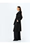 Belted Wide Shawl Collar Double Breasted Long Stamp Coat - 2