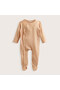 Rainbow Double-Breasted Jumpsuit Salmon