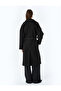 Belted Wide Shawl Collar Double Breasted Long Stamp Coat - 4