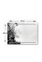 Channelized Glass Cutting Board - Glass Cutting Table |   Black Wave |   25cm X 35cm |   Patented Product - 2