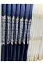 Nivemeshome Fj631749 V-517 Arora Dark Blue 1/3 Close Pleated Background Curtain Apm - 8