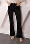 Smoked High Waist Spanish Flare Jeans Trousers