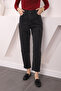 Anthracite High Waist Mom Jeans Trousers