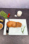 Channelized Glass Cutting Board - Glass Cutting Table |   Mix White Striped |   25cm X 35cm |   Patented Product - 5