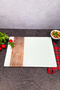 Channelized Glass Cutting Board - Glass Cutting Table |   Arabesque Single Stripe |   25cm X 35cm |   Patented Product - 3