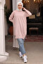Powder Crew Neck Mercerized Casual Knitwear Tunik - 3
