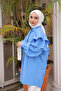 Blue Sleeve Ruffled Shirt - 3