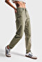 Coral High Waist Khaki Women's Mom Jean