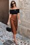 Mad Girls Brown Satin Skirt Mg1409