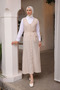 Mink Length Button Down Shirt Gilet Dress