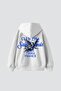 Saint Louis Printed Oversize Unisex Premium White Hoodie
