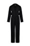 Lea Black Striped Jumpsuit