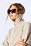 Cotton Soft Texture Zippered Half Fisherman Collar Women's Sweater Stone |   Mkw539429-01 - 4