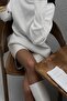 Mad Girls White Turtleneck Sweater Mg1252 - 2