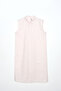 Light Pink Sleeveless Basic Long Shirt Tunic - 5