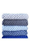 Pack of 5 Puffy Alize - 289 Dark Blue, 100 Gr. 9 Mt. Finger Knit Lanyard - 5