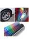 Rainbow Hologram Rainbow - Vehicle and Motorcycle Wheel Fairing, Foil Size: 50cm X 3Meter - 2