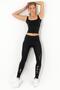 Seamless Leggings with Mesh Detail-239 - 2