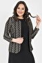 Plus Size 3153 Black Jacket Dress Double Suit - 2