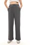 High Waist Palazzo Sweatpants Smoked - 2