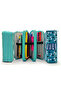 Pencil Case Cute Dog Kawai Organizer Pencil Case Vegan Leather Three Compartment Pen Holder -Green - 5