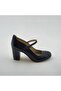 Women's Black Genuine Leather Shoes
