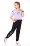 Girl's Style Printed Tracksuit - 2