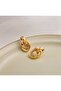Stylish Geometric Gold Plated Earrings for Women - 4