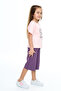 Girl's Daisy Printed Flower Printed Capri Suit - 4