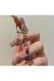 Geometric Row Stone Rainbow Color Bracelet - 3