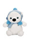 Plush Polar Bear in Hat and Scarf 30 cm