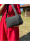 Women's New Season Medium Size Lacos Fabric 5 Compartment Postman Shoulder Bag Size 28 X 18 cm