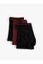 3-Piece Boxer Set Elastic Waist Geometric Print Detailed - 2