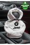 Jeep White Gear Shift Hoodie Car Gear Shift Outfit Shifter Fleece Auto Accessory Gear Shift Knob