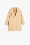 Beige girl's coat 5wkg00007ak