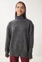 Women's Anthracite Turtleneck Knitwear Sweater Fn03390 - 3