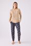 Women's Viscose Woven Pajamas Set with Pockets, Plus Size Women's Pajamas Set