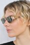 Marny Gold Green Sunglasses - 3