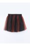 Black H12 Baby Girl Tutu Skirt with Elastic Waist - 3