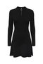 Onldee Hazel L/S Zip Dress Nca Knt Turtleneck Half Zipper Mini Length Knitwear Knitted Dress - 6