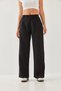 Women's Black High Waist Trend Palazzo Woven Fabric Trousers 2399 60751004 - 4