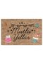 New Year's Special Design Door Mat, Waterproof with New Year Colors and Stylish Decorations, for Indoor and Outdoor Use