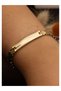Xuping Steel Tag Model Gold Bracelet Jewelry Model Non-Tarnish Plate Detailed Bracelet 18 cm - 3