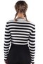 Ecru Striped Bearded Soft Sweater 6618 - 5