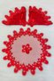 Red Bride Groom Handkerchief Shiny Stone Detailed Wedding Halay Bridesmaid Promise Engagement Henna Circumcision Bride Handkerchief - 5