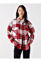 LCW Casual Plaid Long Sleeve Oversize Women's Shirt Jacket - 3